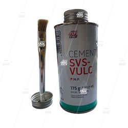 Rema Tip Top Tube Patch Cement, SVS-VULC Fluid, 175g Tin with Brush, CFC Free