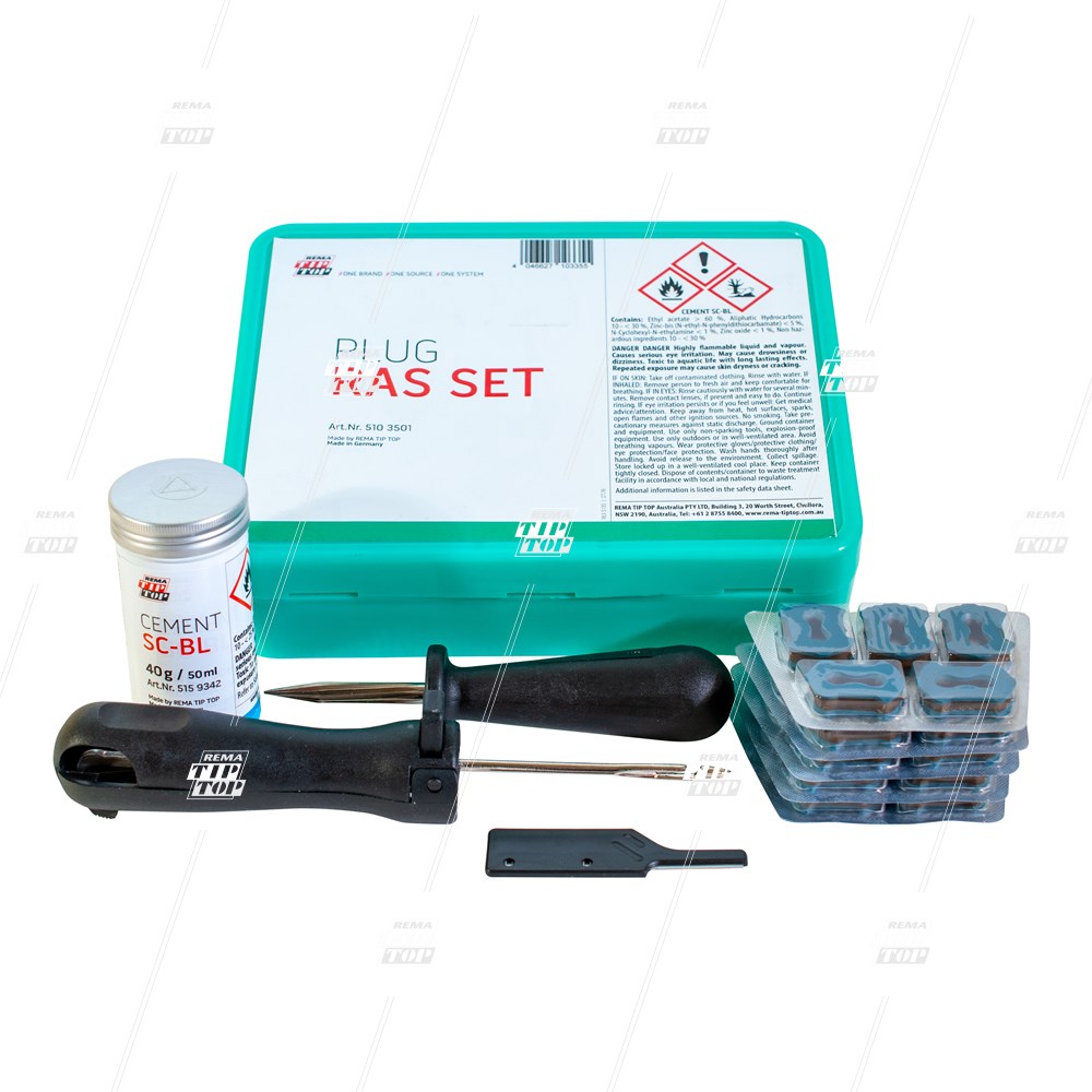 Bicycle Tip Top Tubeless Tyre Repair Kit 5103501 Rema Tip Top SRAS