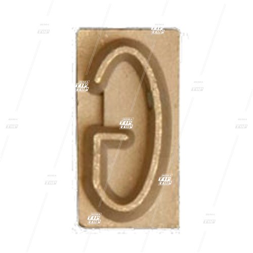 Rubber Branding Letter G, 1"