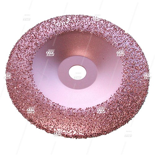 23 Grit, 175mm Buffing Carbide, Copper Flat Disc - 22mm Bore