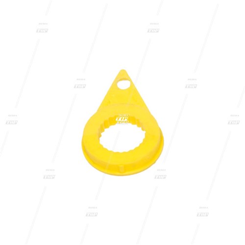17mm CHECKPOINT Wheel Nut Indicator - Yellow
