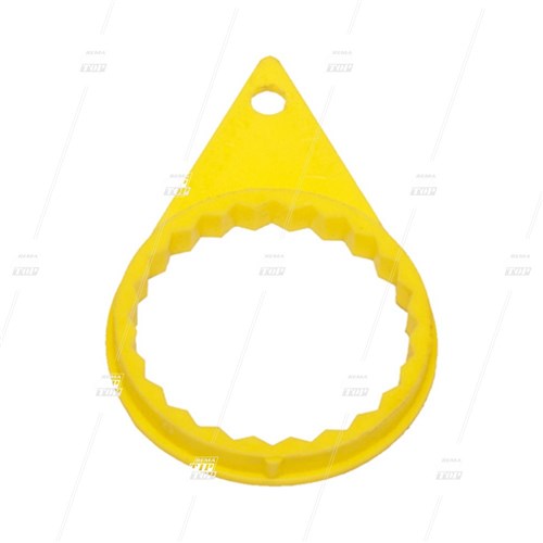 41mm CHECKPOINT Wheel Nut Indicator - Yellow