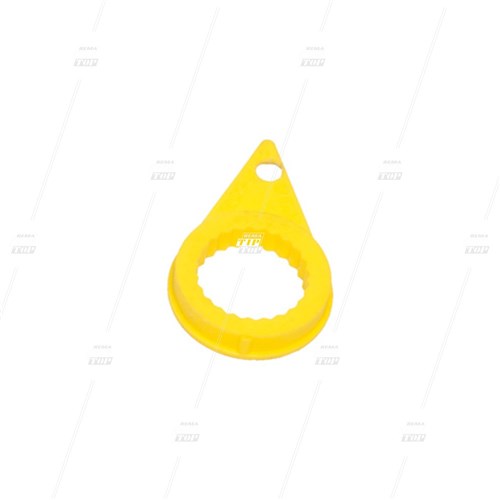 22mm CHECKPOINT Wheel Nut Indicator - Yellow