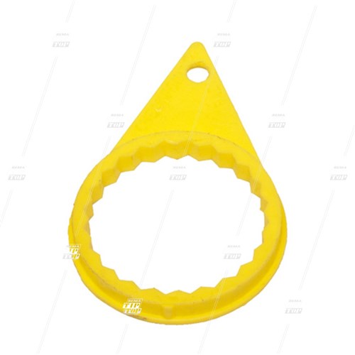 40mm CHECKPOINT Wheel Nut Indicator - Yellow