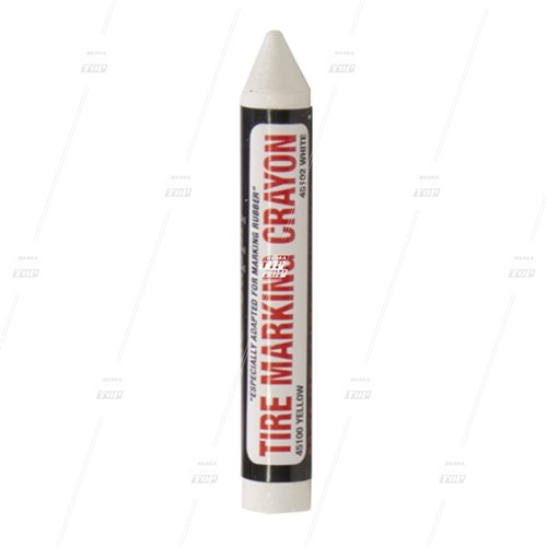 MYERS Rubber Marker Crayon - White