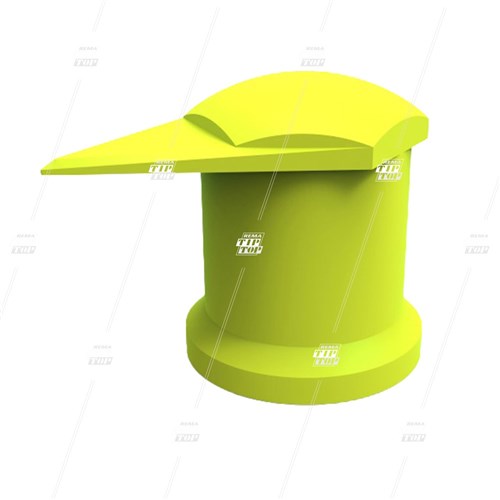 27mm DUSTITE Long Reach Wheel Nut Indicator - Yellow