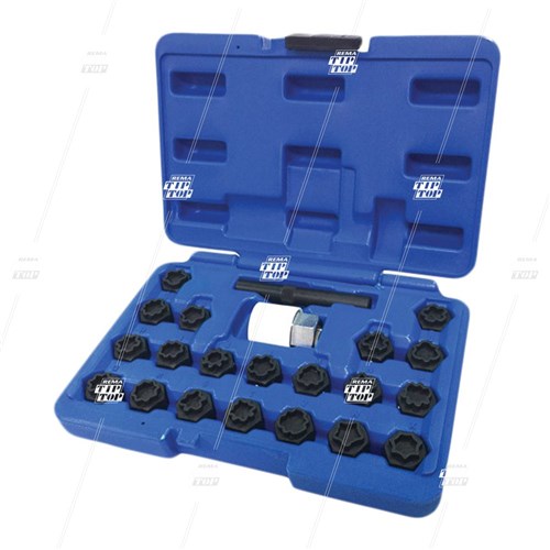 22pc Audi Wheel Lock Key Set - Male Pattern