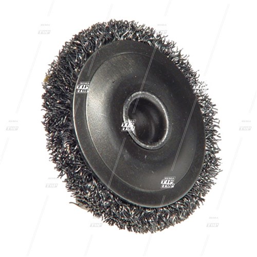 Rotary Wire Brush, 64mm x 6mm, 1/2" Bore