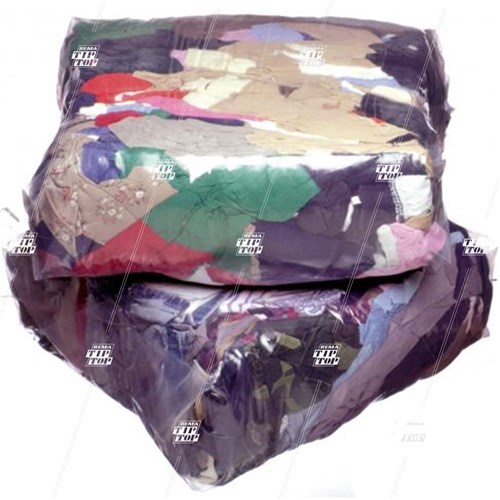 Mixed Rags, Coloured (bag/5kg)