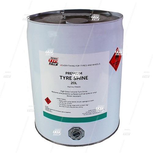 Rema Tip Top Tyre Shine, Silicone Based (drum/20L)