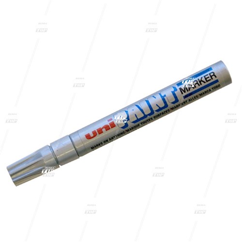 UNI PAINT Rubber Marker Pen - Silver (each)