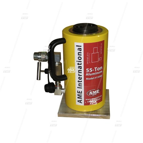 AME 55T, Air/Hydraulic Bottle Jack - Yellow