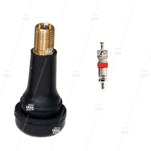 TR413 Snap-in Car Valve - Cores Out, No Cap (bag/100)