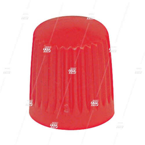 Red Plastic Valve Cap (bag/100)