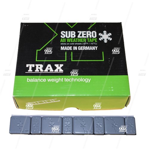 60g TRAX, Steel Stick-on Wheel Weights - Grey (box/50)