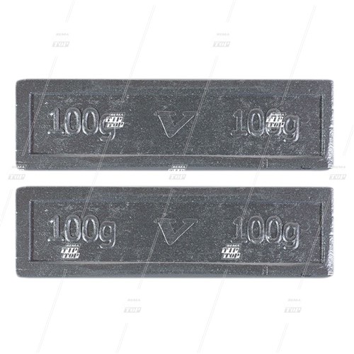 100g, Lead Stick-on Wheel Weights (box/20)