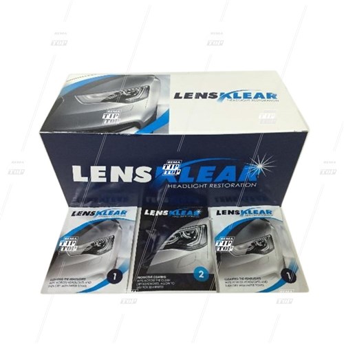 LENSKLEAR, Headlight Restoration Wipes Set (box/10)