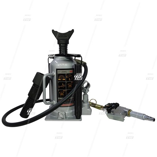 MOORE-SAFE 20T, Air/Hydraulic Bottle Jack - High