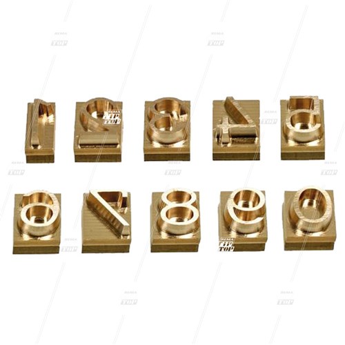 1/2" Branding Number Set (0-9)