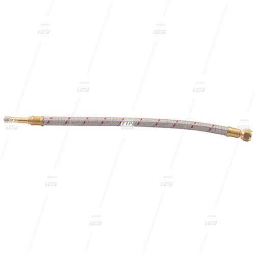 180mm Flexible Braided, Truck Valve Extension - Round Nut