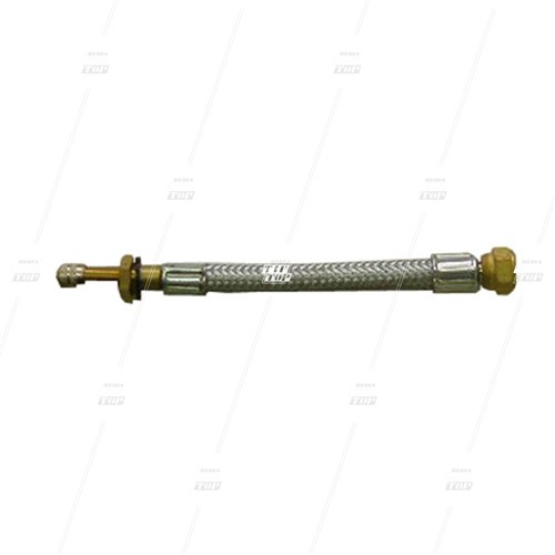 150mm Flexible Braided, Truck Valve Extension - Hex Nut