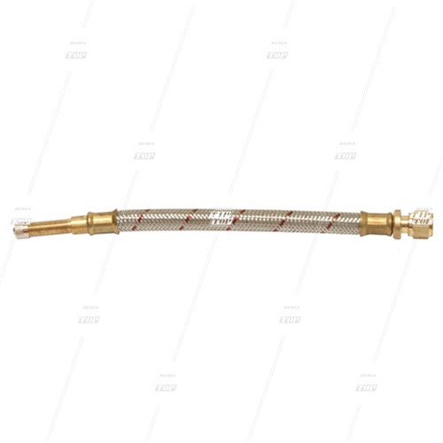 200mm Flexible Braided, Truck Valve Extension - Hex Nut