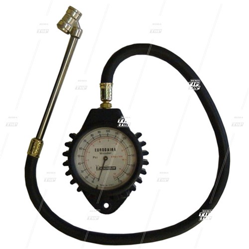 WONDER 1950 Tyre Pressure Gauge with Straight Dual Foot Chuck